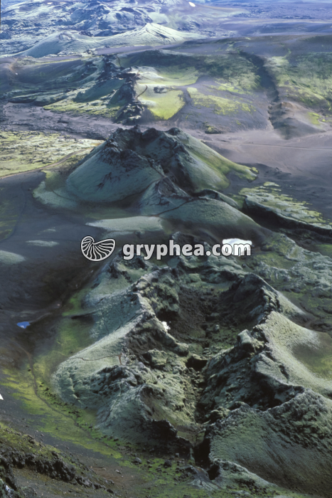 Volcans alignés sur une fissure (Lakagigar, Islande) - gryphea.com
